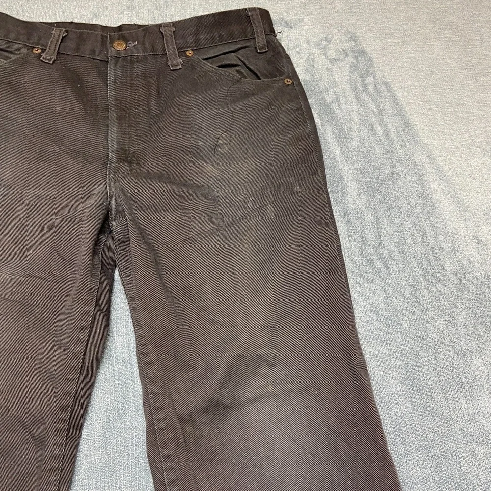 Vintage Levi's 530 Jeans Mens 30 33x36 Black Straight Leg Casual Streetwear